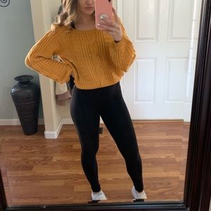 Knitted style sweater